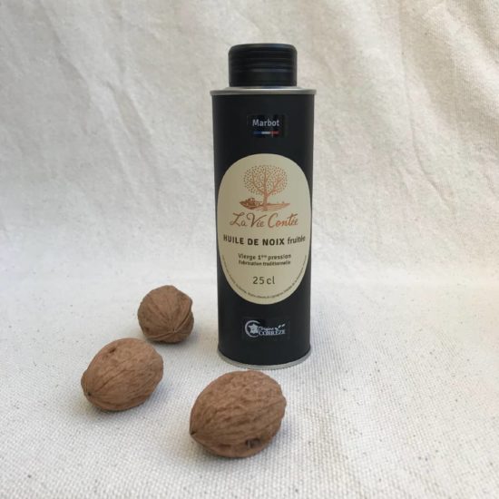 Huile de noix vierge monovariétale Marbot à l’orée (de la chauffe) – 25cl