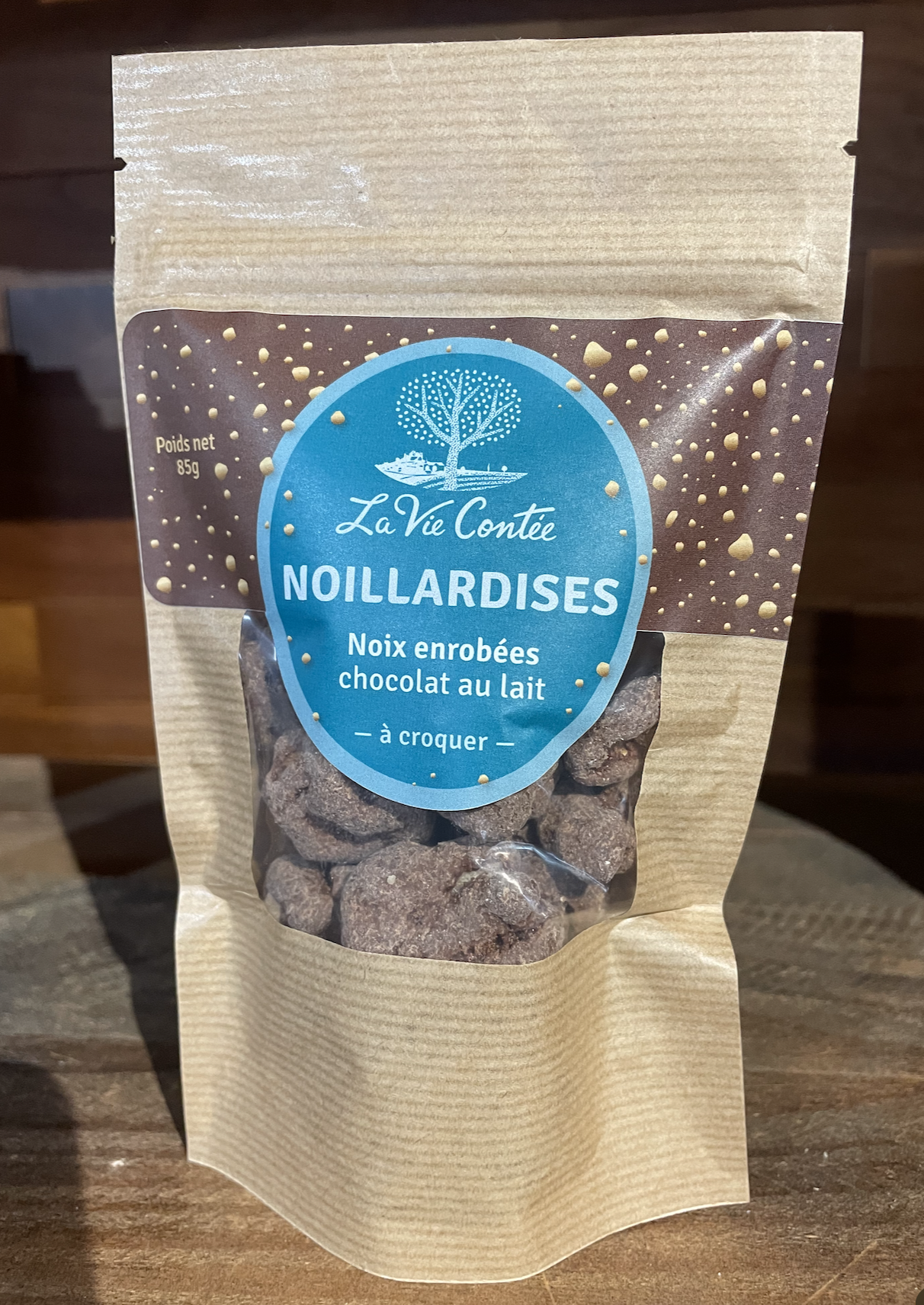 Noix enrobées chocolat lait - 125g