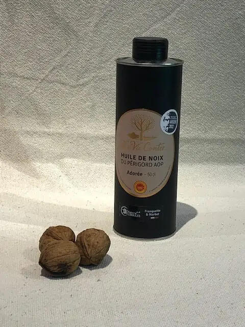 huile de noix vierge adorée AOP 50cl bidon métal