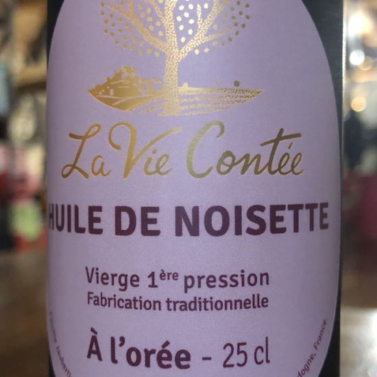 Huile de noisette à l’orée – 20cl