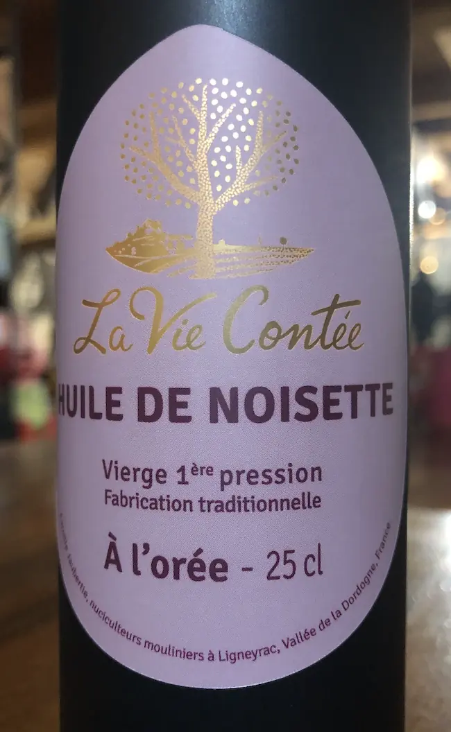 huile noisette à l'orée