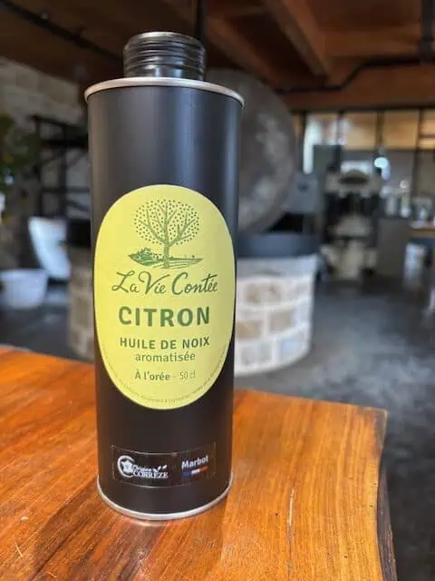 huile de noix citron 50 cl à l'orée - métal