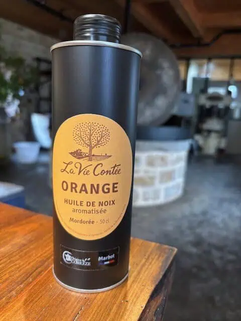 Huile de noix orange mordorée - 50cl - metal